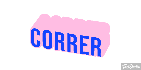 Correr Efecto de texto