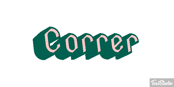 Correr Efecto de texto