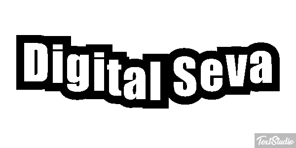 Digital Seva Text effect