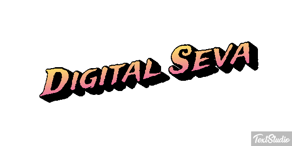 Digital Seva Text effect
