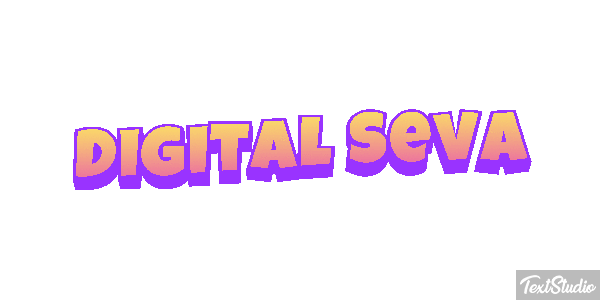 Digital Seva Text effect
