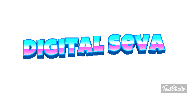 Digital Seva Text effect