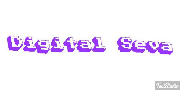 Digital Seva Text effect