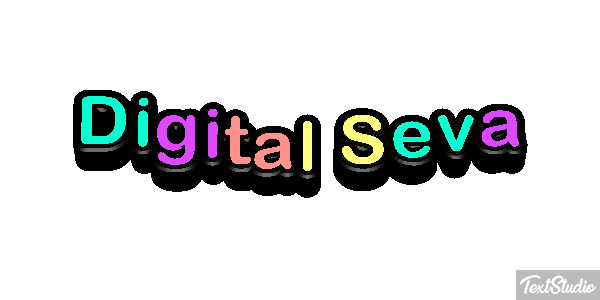 Digital Seva Text effect