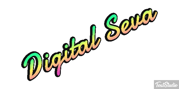 Digital Seva Text effect