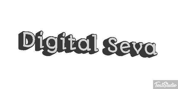 Digital Seva Text effect
