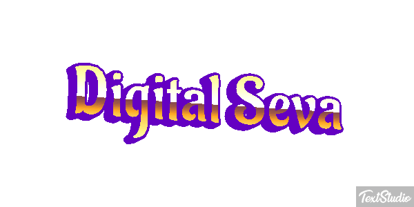 Digital Seva Text effect