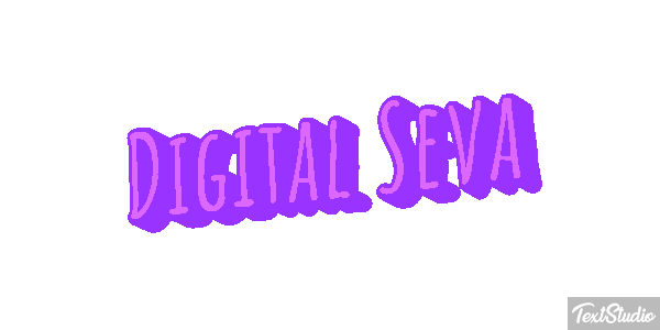 Digital Seva Text effect