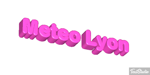 Meteo Lyon Texteffekt