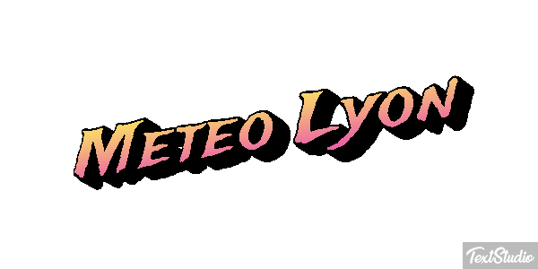 Meteo Lyon Texteffekt