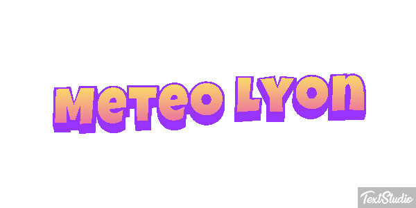 Meteo Lyon Texteffekt