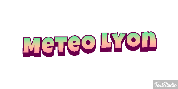 Meteo Lyon Texteffekt