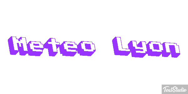 Meteo Lyon Texteffekt