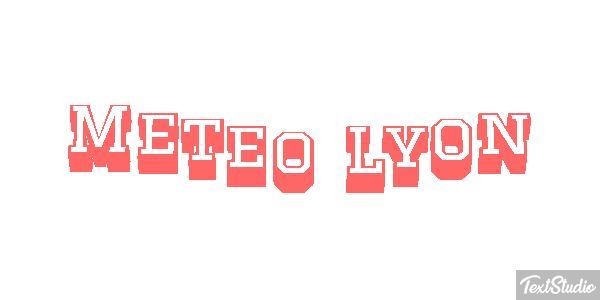 Meteo Lyon Texteffekt