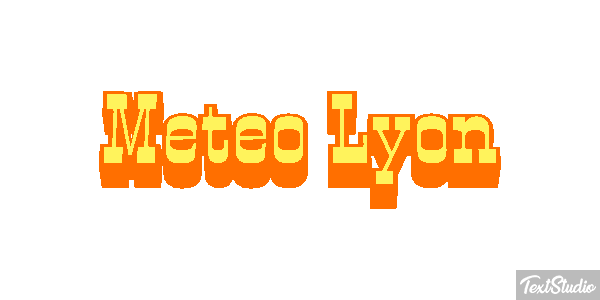 Meteo Lyon Texteffekt
