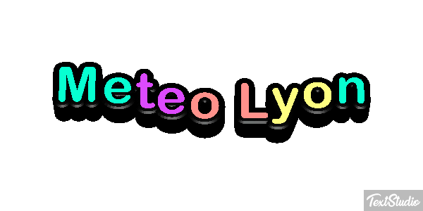 Meteo Lyon Texteffekt