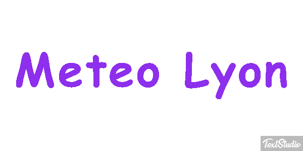 Meteo Lyon Texteffekt