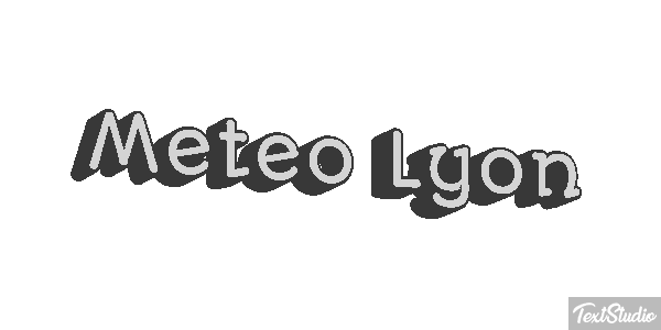 Meteo Lyon Texteffekt