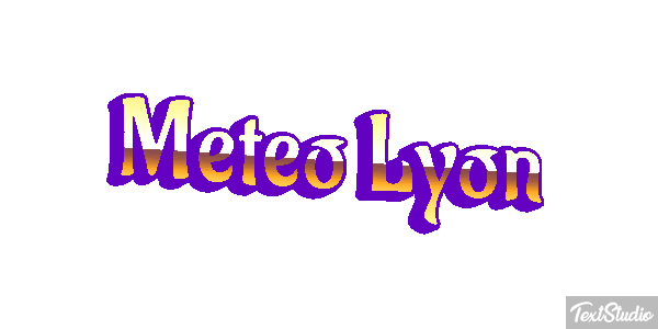 Meteo Lyon Texteffekt