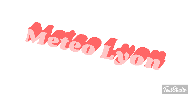 Meteo Lyon Texteffekt