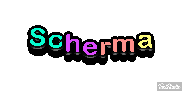 Scherma Effetto testo