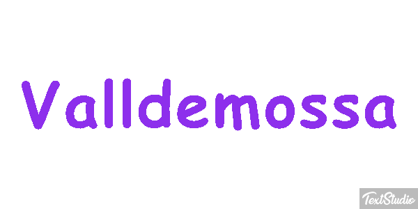 Valldemossa Texteffekt