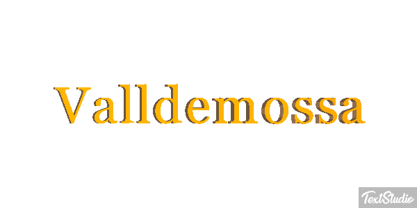 Valldemossa Texteffekt
