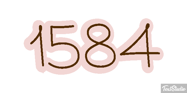 1584 Text effect