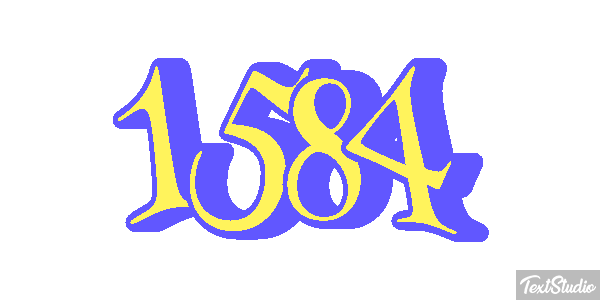 1584 Text effect