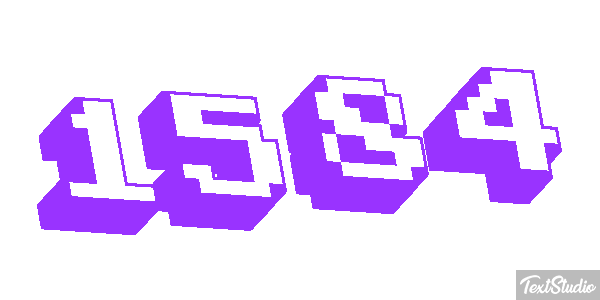 1584 Text effect