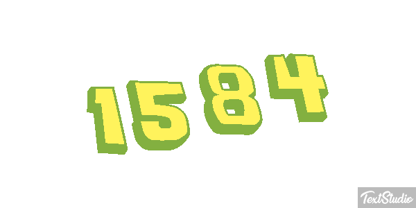 1584 Text effect