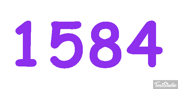 1584 Text effect