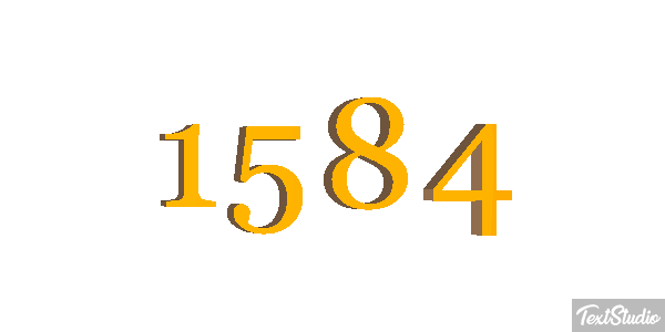 1584 Text effect