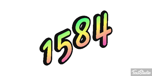 1584 Text effect