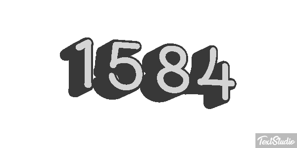 1584 Text effect