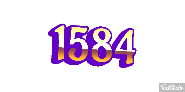 1584 Text effect