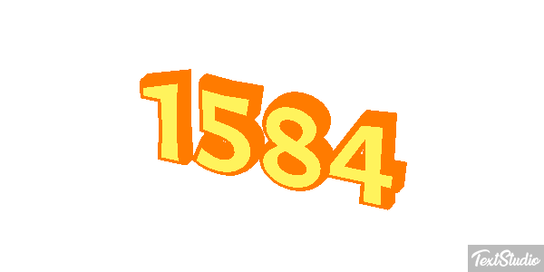 1584 Text effect