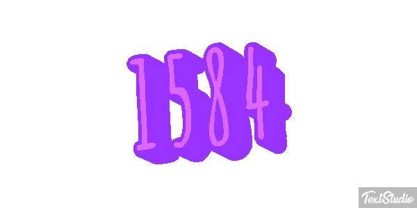 1584 Text effect