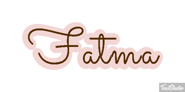 Fatma Efeito do texto