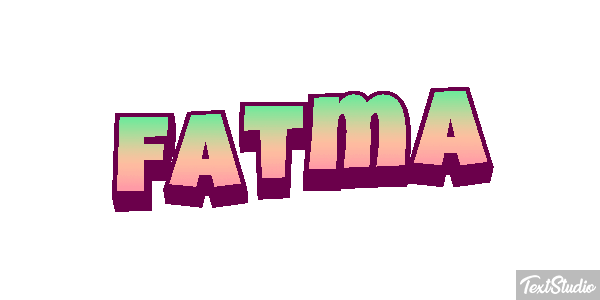 Fatma Efeito do texto