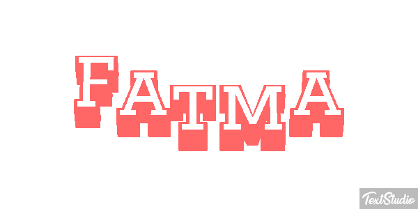 Fatma Efeito do texto