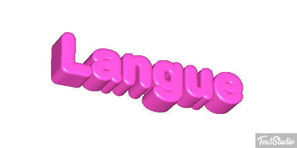 Langue Effet de texte