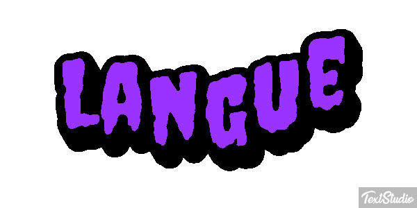Langue Effet de texte
