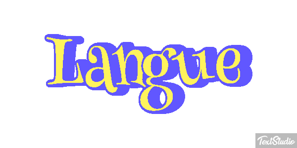 Langue Effet de texte