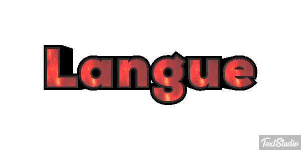 Langue Effet de texte