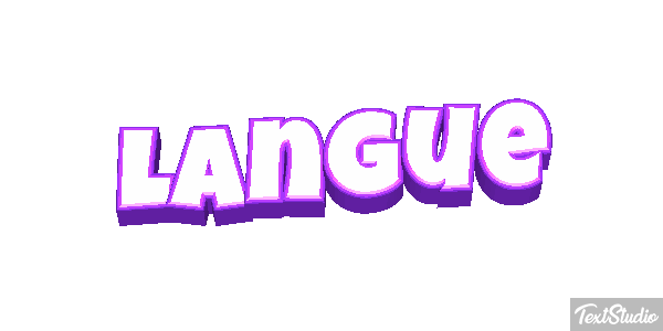 Langue Effet de texte