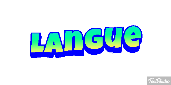 Langue Effet de texte