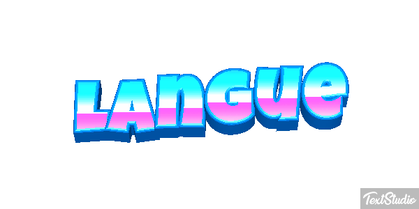 Langue Effet de texte