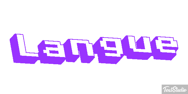 Langue Effet de texte