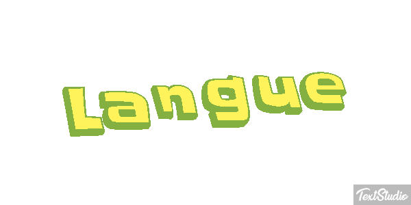 Langue Effet de texte